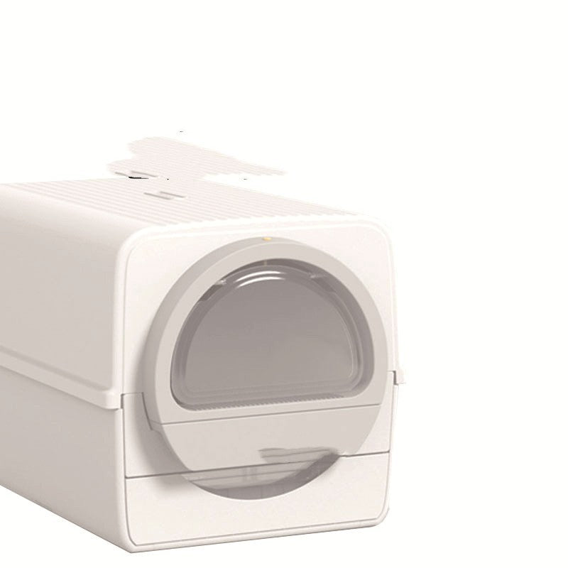 Semi-Automatic Deodorizing Cat Litter Box Easy Waste Disposal