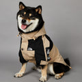 Khaki Dog Pet Shell Jacket – Polyester Dog Coat