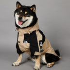 Khaki Dog Pet Shell Jacket – Polyester Dog Coat