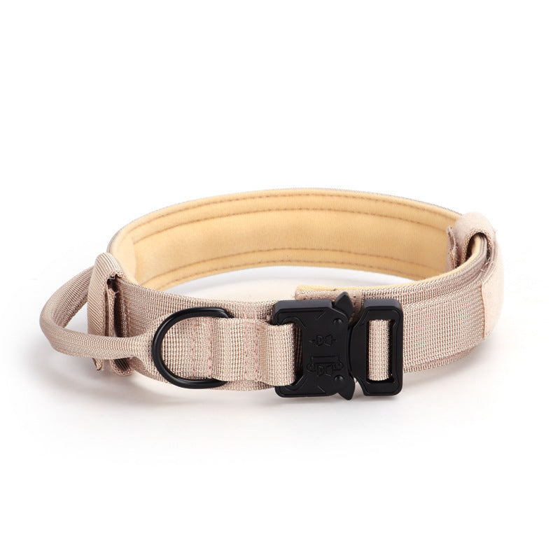 Tactical Dog Collar – Adjustable Military Nylon with Metal Buckle