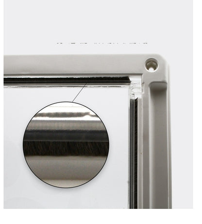 Plastic Pet Door With Durable Swing Flap Gate