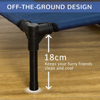 ToyTigris Elevated Cooling Dog Bed
