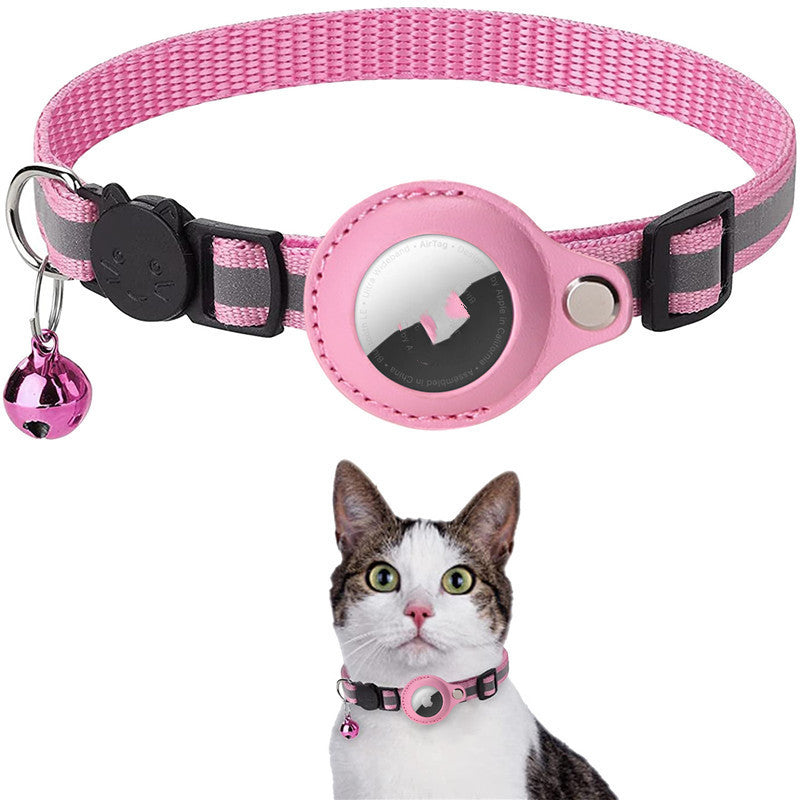 Wasserdichtes & reflektierendes Airtag Katzenhalsband