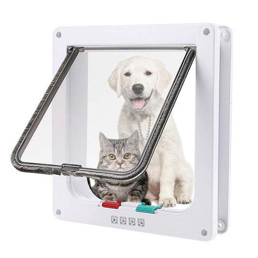 4-Way Lockable Flap Pet Door