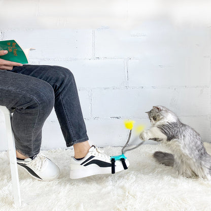 Cat Toy Stick with Strong Feathers