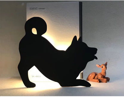 LED Cat & Dog Shadow Night Light