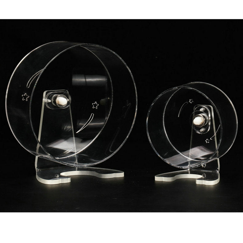 Acrylic Hamster Fitness Running Wheel