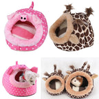 Warm hamster cotton nest