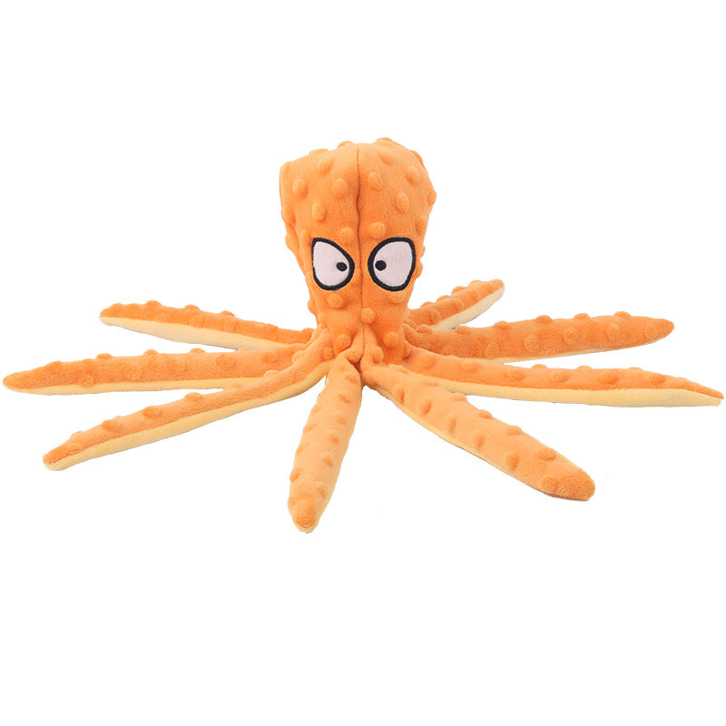 Eco-friendly Plush Octopus Pet Toy