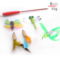 Variety Pack of Cat Toys Plush, Feather & Interactive Play Set
