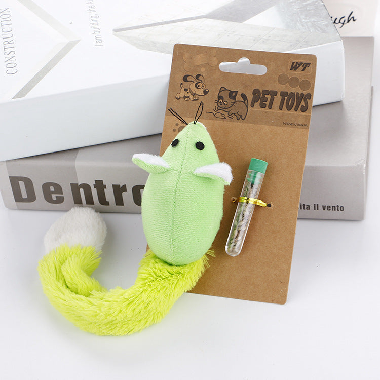 Long Tail Mouse Cat Teaser Toy