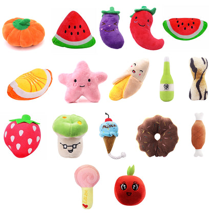 Gooddog Plush Fruit Dog Toy