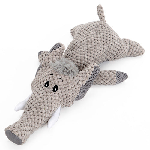 ToyTigris Durable Bite-resistant Plush Animal Dog Toy