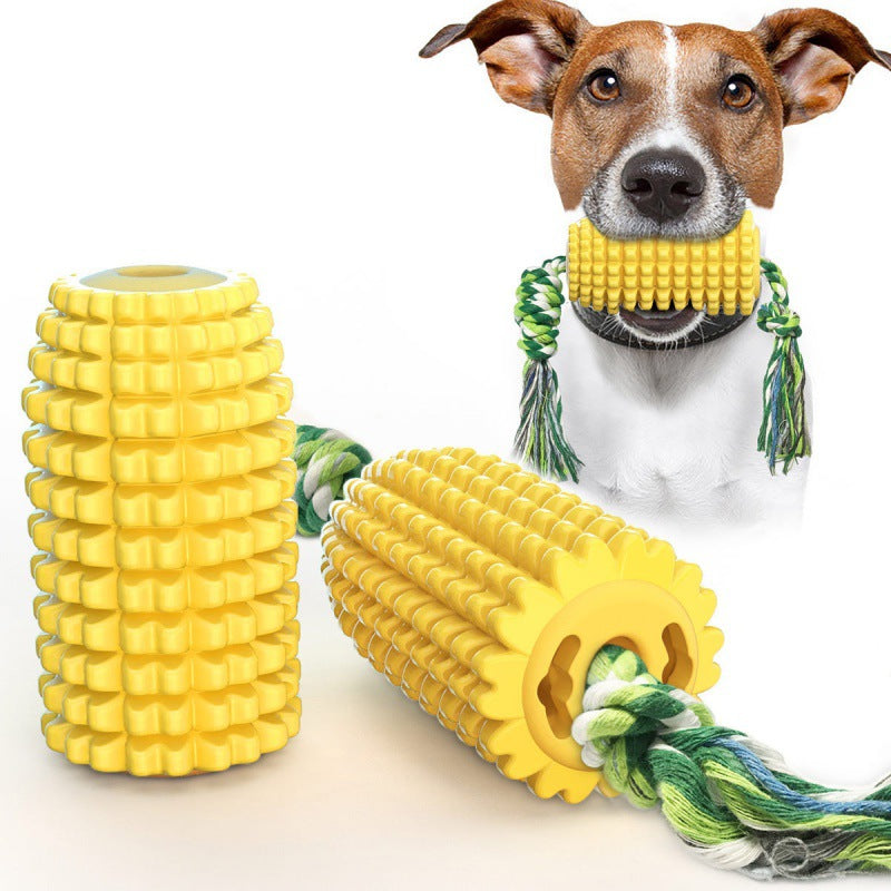 Corn Shaped Dog Chew and Dental Toy