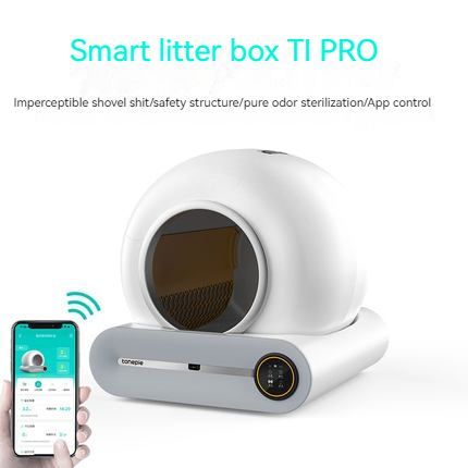 Intelligent Automatic Fully Enclosed Cat Litter Box – Self-Cleaning