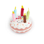 ToyTigris Plush Birthday Cake Toy for Dogs