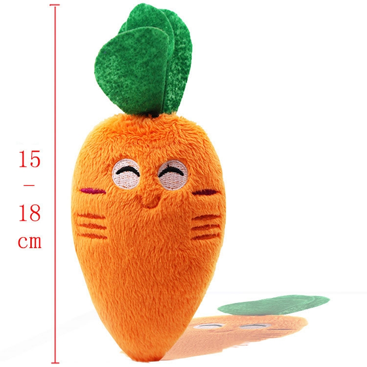 Squeaky Long Plush Animal Dog Toy
