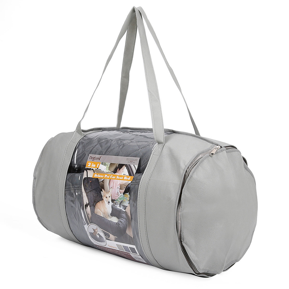 2 In 1 Foldable Dog Car Seat Pad