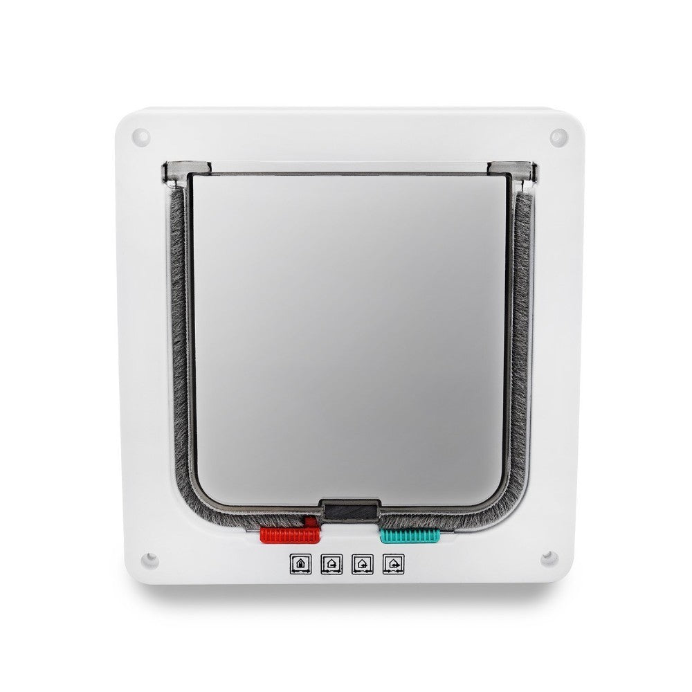 4-Way Lockable Flap Pet Door
