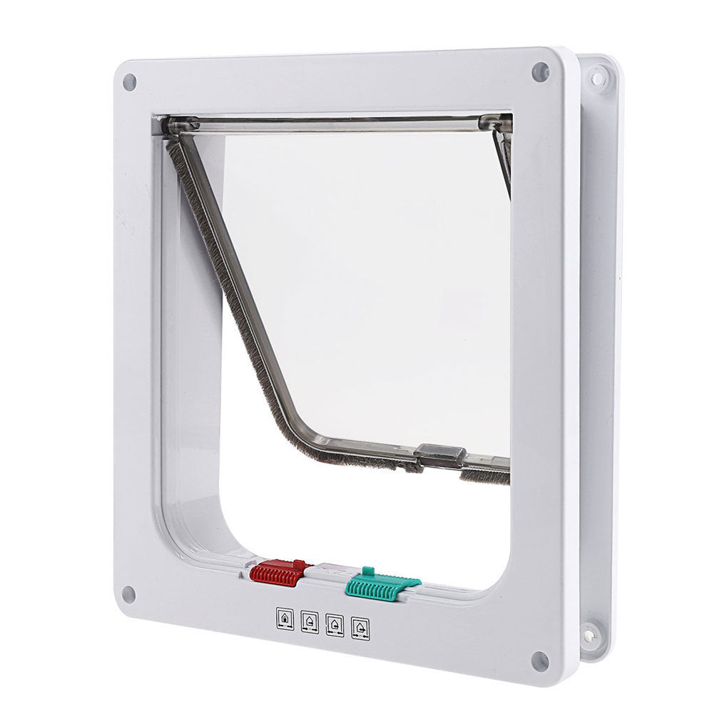 4-Way Lockable Flap Pet Door