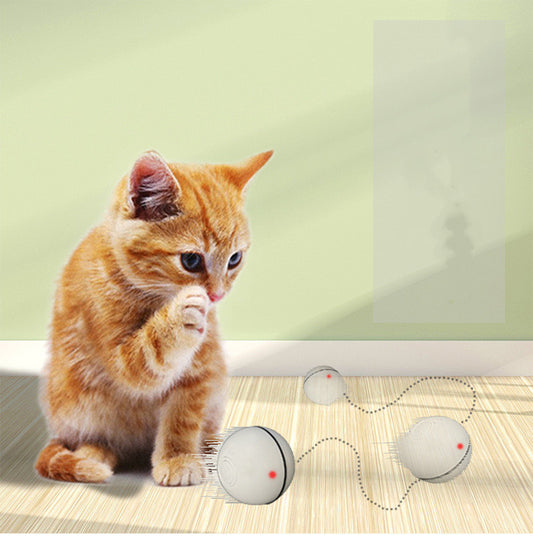 Smart Flashing Cat Ball Toy Interactive LED Play for Cats