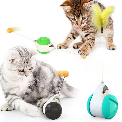 ToyTigris Balance Swinging Car Cat Toy