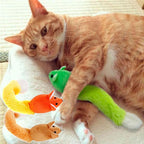Long Catnip Mouse Cat Toy
