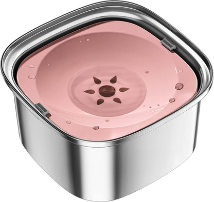 Large Capacity Stainless Steel Pet Water Bowl