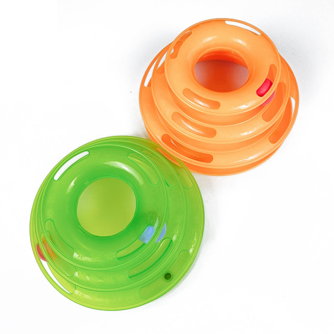 Four-Layer Ball Track Cat Toy