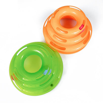 Four-Layer Ball Track Cat Toy