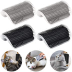Cat Self-Groomer Corner Wall Hair-Removing Massage Brush