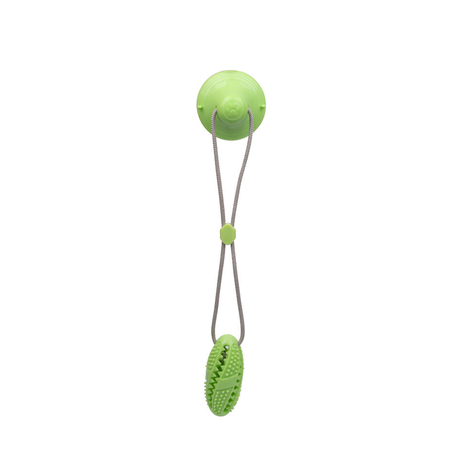Suction Cup Pull Rope Leaking Pet Toy Ball Tpr Molar Teeth Cleaning Vent Ball Dog Toy Ball