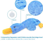 ToyTigris Squeaky Plush Duck Toy for Dogs