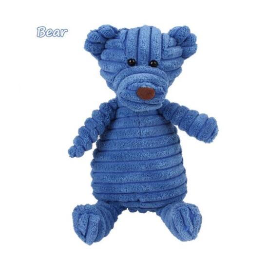 Teeth Cleaning Animal Plush Dog Toy