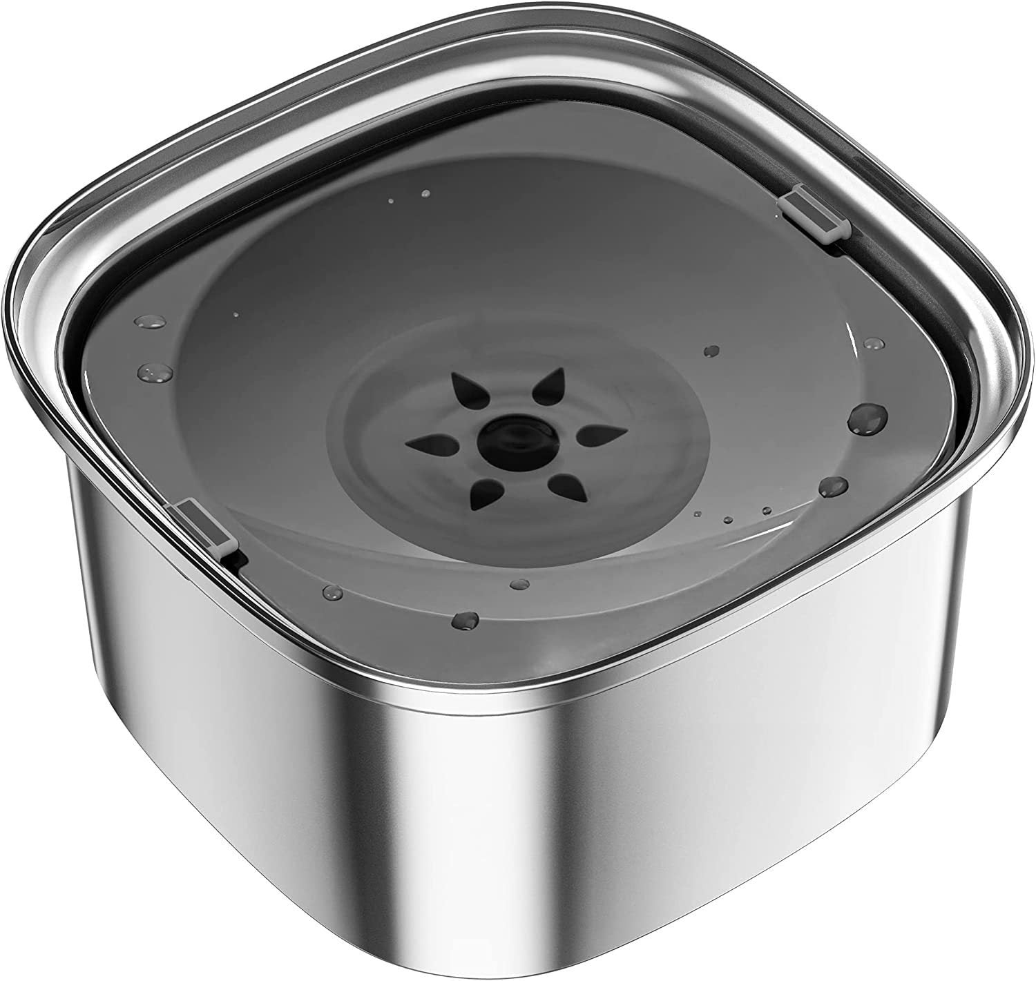 Large Capacity Stainless Steel Pet Water Bowl