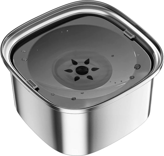 Large Capacity Stainless Steel Pet Water Bowl