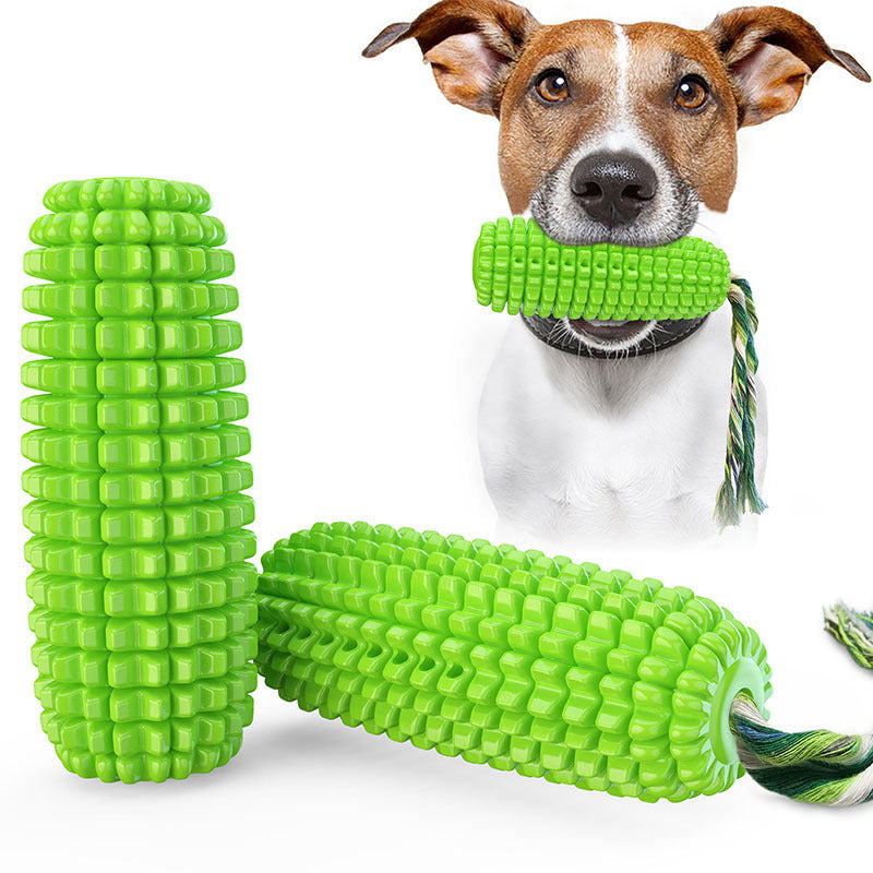 Corn Shaped Dog Chew and Dental Toy