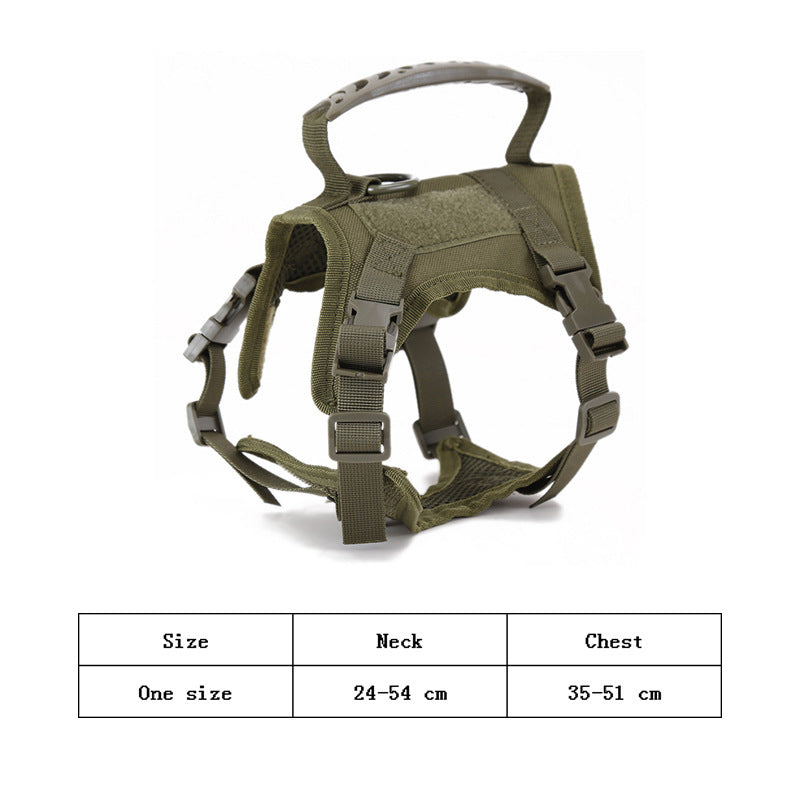 Adjustable Tactical Cat Harness 600D