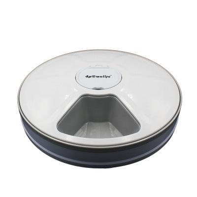 Automatic Six-Meal Pet Feeder Timer with Music Reminder for Cats & Dogs