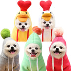 Warm Winter Dog Fruit Hoodie