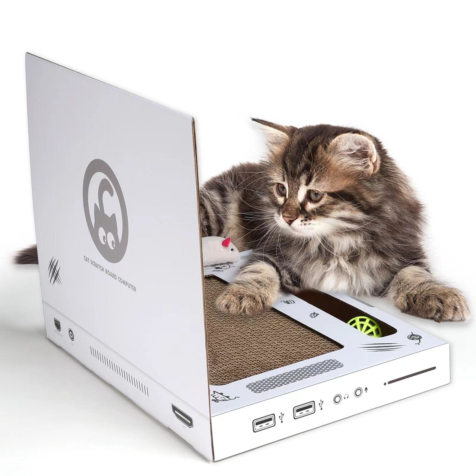 ToyTigris Cat Scratch Board Computer