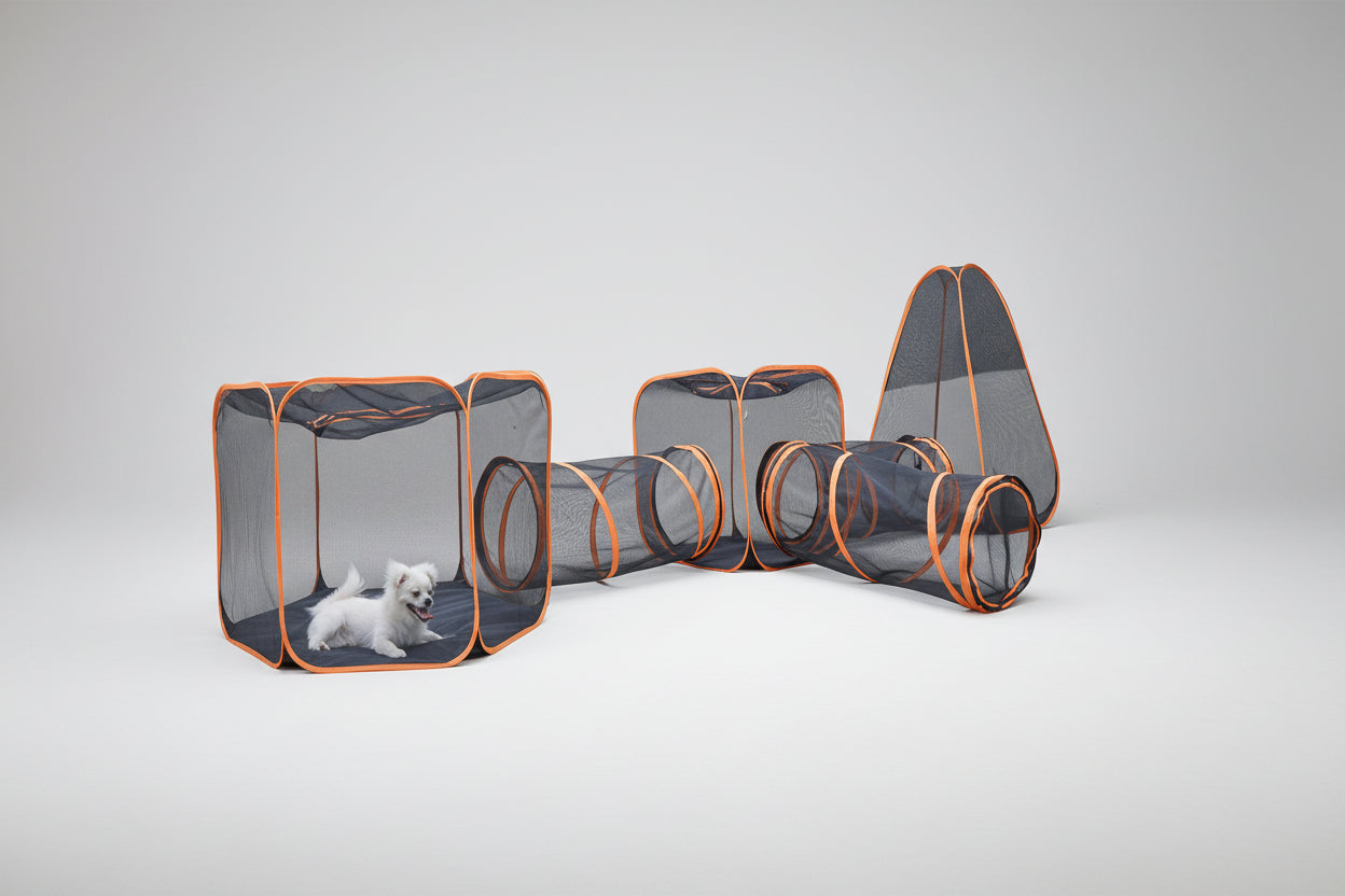 Folding Cat Playpen – Outdoor Game Fence