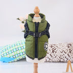 Waterproof Winter Dog Coat With Harness