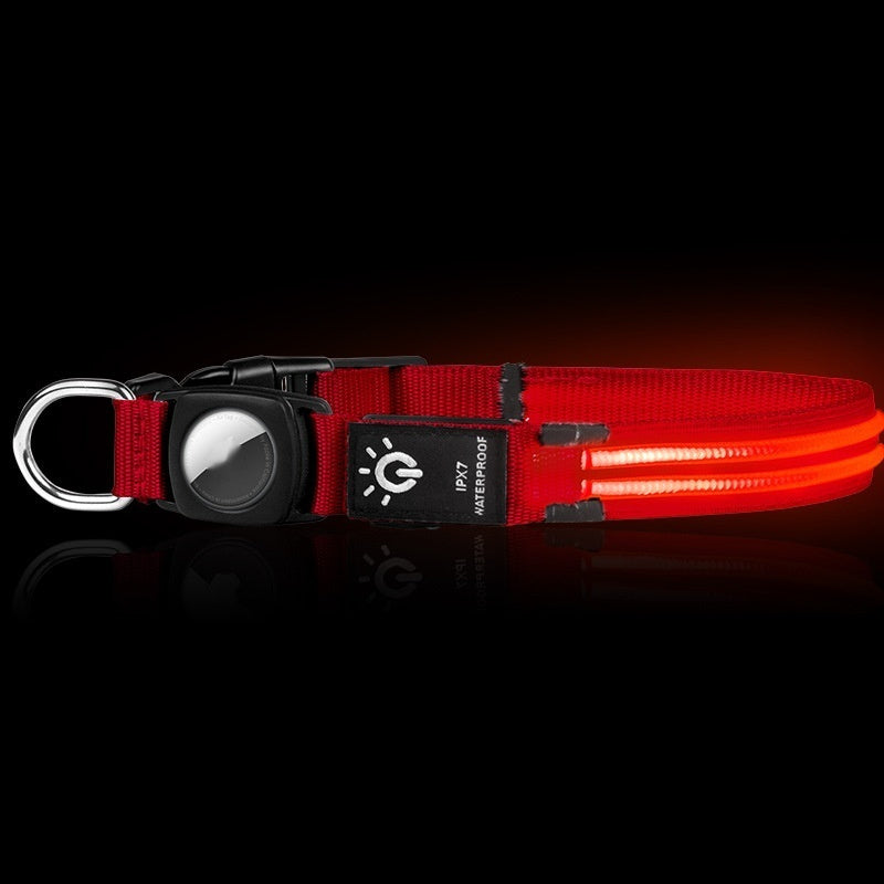 Wasserdichtes LED-Halsband für Haustiere