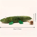 Plush Alligator Catnip Kick Toy