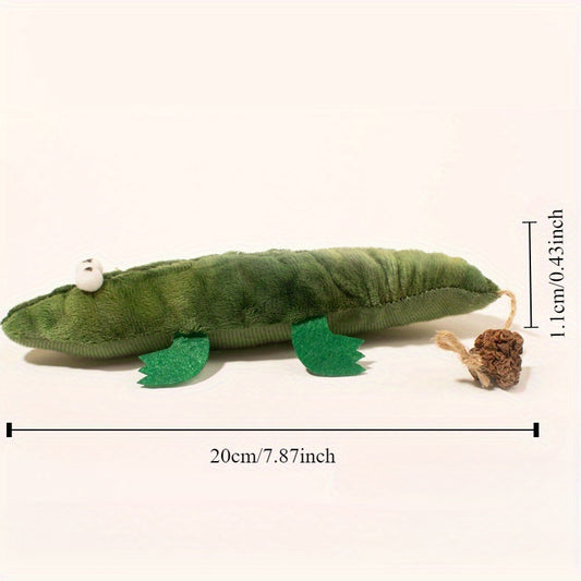 Plush Alligator Catnip Toy
