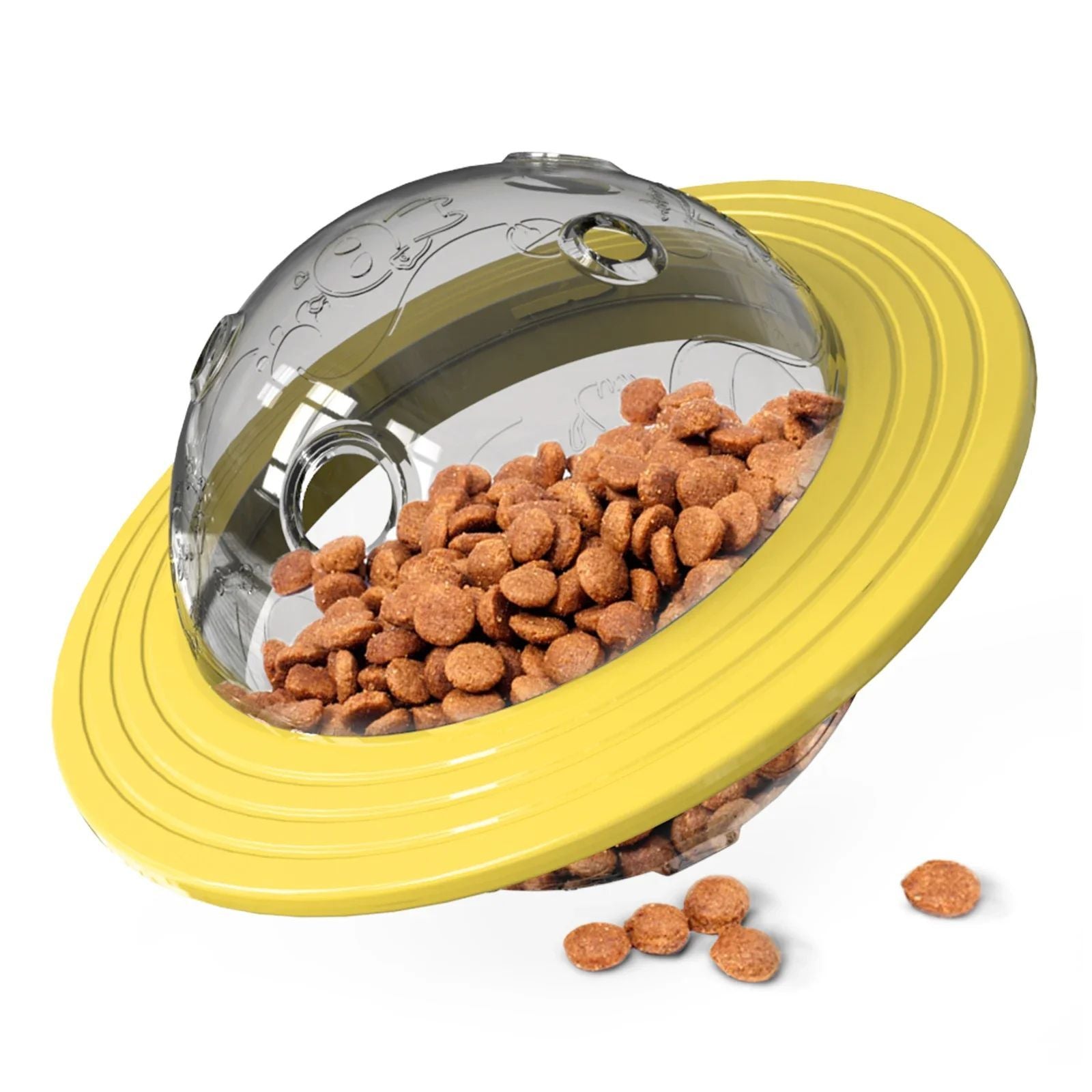 Interactive Food Dispensing Treat Ball to Improve Dog IQ