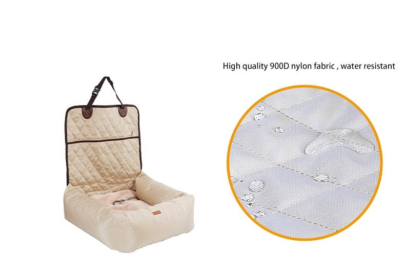 2 In 1 Foldable Dog Car Seat Pad