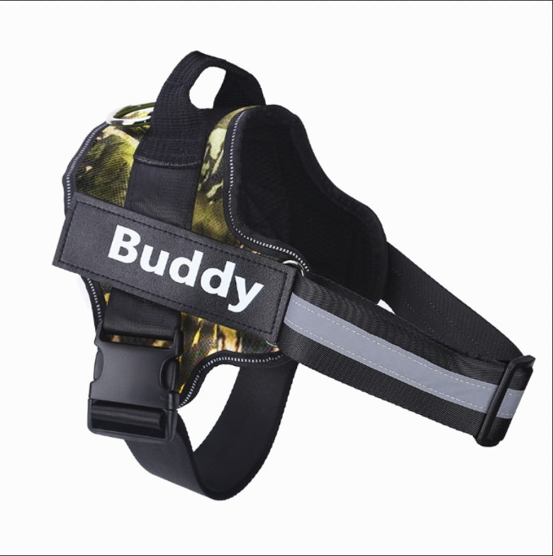 Personalized No-Pull Dog Harness – Reflective, Breathable & Adjustable