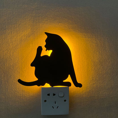 LED Cat & Dog Shadow Night Light